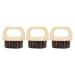 Premium 3pcs Shaving Brush Set - Soft Bristle Comb & Ring Handle for Men | Barber Shop Quality - Buy Online on GoSupps.com