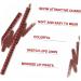 Mikinona 12 Pieces Of Lip Liner Pencils Long Lasting Makeup Supplies For Natural Lip Definition Color Combinations - Buy Online on GoSupps.com