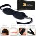 3D Contoured Sleep Mask - Ultra Lightweight & Comfortable Perfect for Eyelash Extensions Velcro Closure Deep Orbit Design | International Shipping Available - Buy Online on GoSupps.com