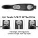 MoYouno 8M Retractable Dog Leash | Heavy Duty 110lbs Pet Lead | Automatic Extendable Training Leash | Up to 50KG | Grey Large - Buy Online on GoSupps.com