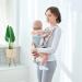 IULONEE Baby Carrier Wrap - Ergonomic 4-in-1 Hands-Free Newborn Sling for Infant 3-36 Months - Colorful - Buy Online on GoSupps.com