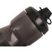 Zefal Sense Soft No Mud Bicycle Bottle - 800ml BPA-Free MTB Water Bottle with Mud Protection - Smoke Black - Buy Online on GoSupps.com