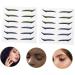 Beavorty Eye Liner Stincle Stickers 12 Pairs Eyeliner Stickers Reusable Double Eyelid Tapes Eye Makeup Stickers Reusable Eyeliner Stickers - Buy Online on GoSupps.com