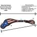 Patriotic American Flag Leather Western Spur Straps for Ladies by Tahoe Tack - Buy Online on GoSupps.com
