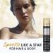 Jerome Russell Glitter Gold Travel Spray 2.2 oz - Pack of 3 | Temporary Hair & Body Glitter Color | Shimmery Glow for Hair, Skin, Clothing - Buy Online on GoSupps.com