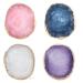 2PCS Manicure Display Board Color Resin Stone Palette Nails Tool Plate Pigment Gel Manicure Display Board Random Color Pink