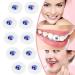 10pcs Tooth Jewelry Set - Clear Gemstone Rhinestone Nail Decorations (Blue) for Stunning Smiles | International Shipping Available - Buy Online on GoSupps.com