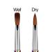 Shine Chance Size 8 Acrylic Nail Brush - 100% Real Kolinsky Art Brush for Acrylic Powder Application - Handmade Manicure Tool for Professional and Beginners - Buy Online on GoSupps.com