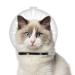 Clarful muzzle for cats for fur care breathable transparent cat-air muzzle adjustable cat hood- anti-bite and protective muzzle for pets prevent cats m
