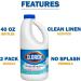 Shop 2 Splash-Less Bleach Cleaners | Clean Linen & Daley Mint - 40oz Each for Laundry & Home Cleaning (80oz Total - Buy Online on GoSupps.com
