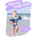 Dark Lightning Toddler Swim Vest | Kids Floaties for 30-50 lbs | Ages 1-4 | Flamingo Design - Buy Online on GoSupps.com