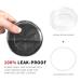 Leak-proof Denture Cup Retainer Case with Strainer Basket - Black, for Traveling - Men & Women - Buy Online on GoSupps.com