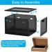 Secure Medicine Lock Box with Combination Lock - Large Medication & Snack Storage Locker for Home Classroom & Food Safety - Black - Buy Online on GoSupps.com