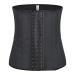 Shaping clothes for women abdominal tightening straps Adjustable Belly Wrap Waist Trainer for Women(Color:Black Size:XXL)