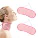 BEKECIDI BIO-RIZINUS OEL PACK SET for the neck 2 STK pink castor oil wraps with adjustable buckle washable anti-oil outer outlet Massage oil set for liver detoxification insomnia