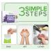 BAMBOEARTH Antibacterial Paper Soap Sheets - 3 Pack Portable Disinfecting Hand Washing Strips, Dissolvable & Disposable Travel Soap Sheets, Lavender Scented Dry Mini Soap Sheets - Buy Online on GoSupps.com