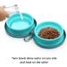 Shop Kallak Foldable Double Dog Bowls - Silicone Travel Bowls for Food & Water | Non-Slip Design for All Dog Sizes - Buy Online on GoSupps.com