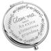 PLITI Grandma Compact Mirror from Grandchildren Grandma Birthday Gift Funny Glamma Definition Pocket Mirror (Glamma Noun MM)