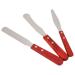 Straight wax paddle with wooden handle for body hair removal at home