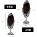 DADEA Vintage Makeup Mirror Vintage Vanity Mirror Double Sided Mirror Makeup Mirror Vintage Twosided Zinc Alloy Durable Hand Mirror for Home Bathroom Bedroom Dressing Table(Small) - Buy Online on GoSupps.com