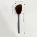 Back tanning applicator sun protection back applicator body makeup brush for liquid foundation contouring bronzing - Buy Online on GoSupps.com