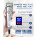 2 in 1 Full Metal Combo Kit Barber Hair Clipper For Men Professional Electric Beard Hair Trimmer Rechargeable Haircut - Buy Online on GoSupps.com