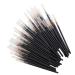 SOLUSTRE 50pcs Disposable Eyeliner Brush Applicator Eyeliner Wand Cosmetic Eye Sticks Eyeliner Makeup Accessories (Black)