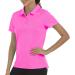 MoFiz Women's Golf Polo Shirt - Rose Red X-Large | Moisture Wicking, 3-Button Placket - Buy Online on GoSupps.com