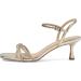 Jewel Badgley Mischka Women's Maci Heeled Sandal 4.5 UK Gold Metallic - Buy Online on GoSupps.com