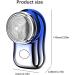 2024 Mini Shaver - Portable USB Rechargeable Electric Razor for Men | Wet & Dry Ideal for Home Car & Travel - Gradient Blue - Buy Online on GoSupps.com