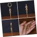 Zerodeko 3pcs Brass Ear Pick Keychain Tools - Handcrafted Micro Mini Spoon Set for Ear Cleaning and Decoration - Unique Gift Idea - Buy Online on GoSupps.com