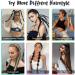 32inch Long Braid Ponytail Extension Straight Sleek Wrap Around Braid Hair Extensions Ponytail Synthetic Hair Pieces for Women Girls (Natural Black) - Buy Online on GoSupps.com