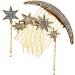 Didiseaon 2 Sets Star Moon Hairpin Guitar Tremolo Springs Wedding Headpiece for Bride Bridal Headpiece Hair Style Wedding Decor Hair Clip for Hair Decor Bridesmaid Comb Rhinestones Alloy - Buy Online on GoSupps.com