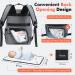 Buy Lekespring Waterproof Baby Diaper Backpack - Large Gray with Changing Pad & Stroller Belts - Ideal Baby Bag for Parents - Buy Online on GoSupps.com