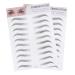 FRCOLOR 2pcs 3d Eyebrow Stickers Hair- Eyebrow Stickers Imitation Eyebrow 6d Eyebrow Trimming The Lazy
