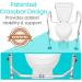 Vive Toilet Safety Rail Frame - Adjustable Non Slip Grab Bars for Bathroom - Fall Prevention for Adults Seniors Elderly Disabled - Padded Handle Support - Medical Device for Home - Buy Online on GoSupps.com