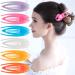 RC Roche 6 pieces of hair clip french curious for women girls solid hold without slides high quality hair small colorful multifoles 1 piece (6 Pack) Colorful multifoles