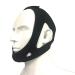 Anti-Snoring Chin Strap  Effective Stop Snoring Solution - Adjustable Breathable Stop Snoring Sleep Aid for Men and Women  Snore Reducing Device - One Size (Black)