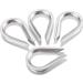 Mtsooning 10PCS Stainless Steel Rope Thimble Rigging Wire Chain Clamp Clip for Sailing Boat Anchor Fishing - Ideal for Commercial & Industrial Applications - Buy Online on GoSupps.com
