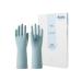 Lanon wahoo 3 pairs reusable household gloves unfounded skin -friendly gloves for kitchen work household cleaning and dishwater surf spray size L L Surf spray