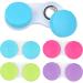 Jinlaili 20PCS Travel Contact Lens Cases Portable Contact Lens Holder Box Left/Right Eyes Contact Lens Container Mini Box Container Leak Proof Eye Contact Case for Travel Home 4 Colors - Buy Online on GoSupps.com