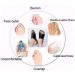 Shop Women's Open Toe Flat Sole Sandals | Comfortable Slip-Resistant Slippers for Summer & Travel - Bone Correction Flip-Flops in White EU Size 36-40 - Buy Online on GoSupps.com