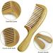 EQLEF Green Sandalwood Wide-Tooth Comb - Natural Large Sandalwood Anti-Static Comb - Buy Online on GoSupps.com