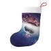 Ffexs Watermelon New Year Christmas Socks Velvet Christmas Socks Abstract Universe Abstract Universe One Size