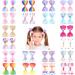 40pcs Unicorn Baby Girls Hair Bows Clips - Mini Barrettes for Infants, Toddlers, Kids - Buy Online on GoSupps.com