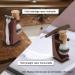Zroven Shaving Holder Stand - Solid Wood Razor & Brush Organizer for Ultimate Shaving Experience - Buy Online on GoSupps.com