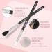 Pro Blending Brush Set - Smoky Eye Shadow Contour Kit - 4 Essential Shapes - Best Choice Crease All Over Shader Tapered Soft Blender - Shading & Blending of Eyeshadow Makeup Cream Powder Highlighter - Buy Online on GoSupps.com
