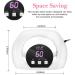 Wisdompark 54W UV LED Nail Lamp with Automatic Sensor - Professional Gel Nail Dryer for Curing Polish - White - Buy Online on GoSupps.com