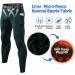 GAOQSEMG Men's Thermal Compression Pants with Pockets - Black/Dark Green - Medium - Buy Online on GoSupps.com