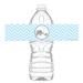 Little Elephant Blue Bottle Wraps - Set of 20 - Baby Shower Water Bottle Labels - Baby Shower Decorations - Made in The USA - Blue
